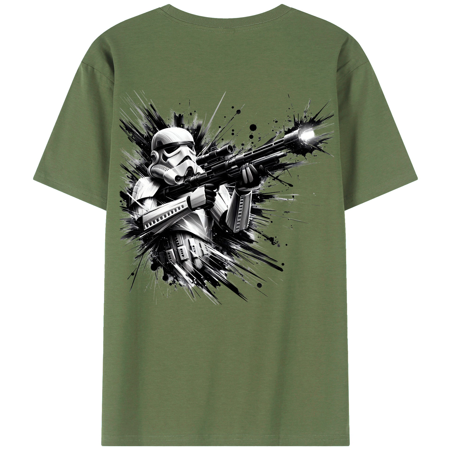 （画像用） スター・ウォーズ Star Wars 綿100％ メンズ半袖Tシャツ（バックプリント） 通気性